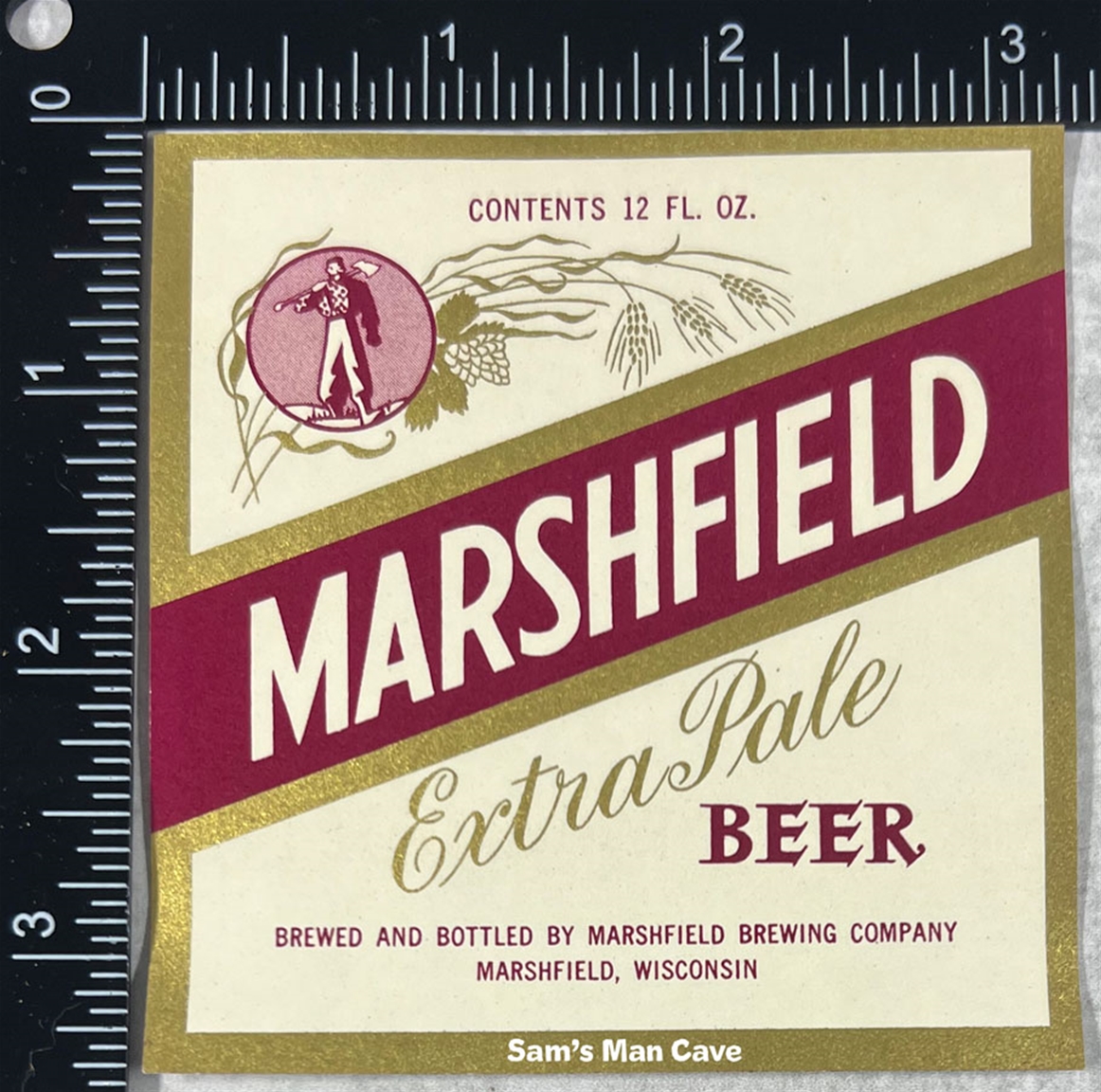 Marshfield Extra Pale Ale Beer Label