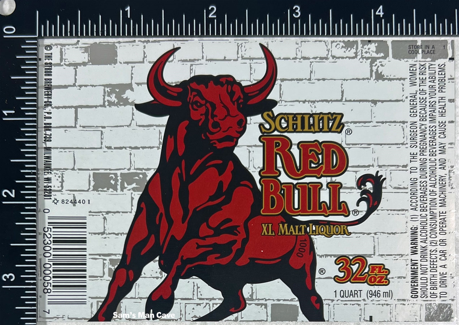 Red Bull Malt Liquor Label