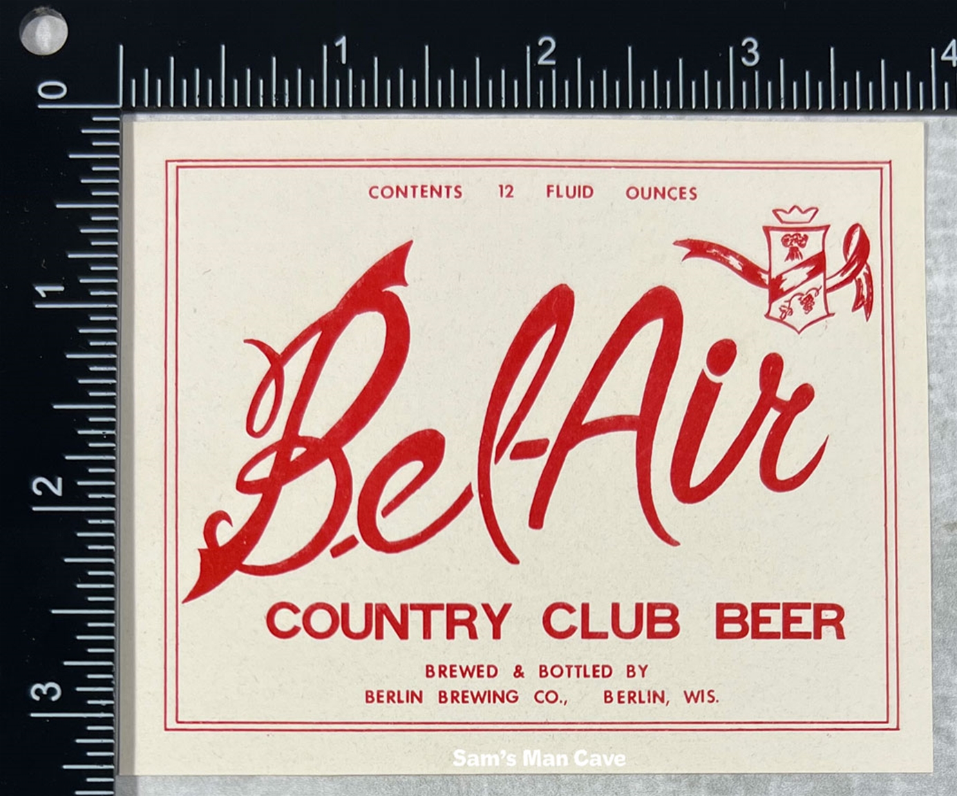 Bel-Air Country Club Beer Label