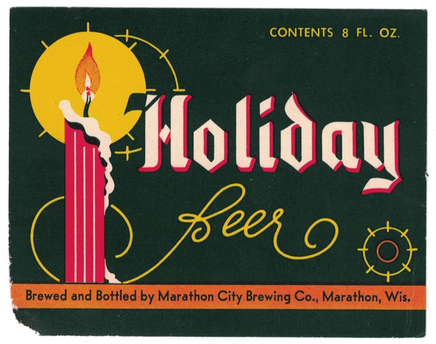 Holiday Beer Label