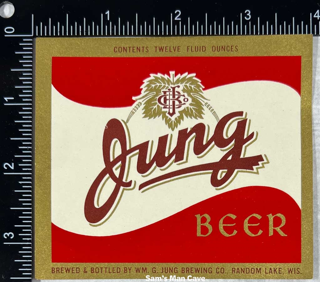 Jung Beer Label