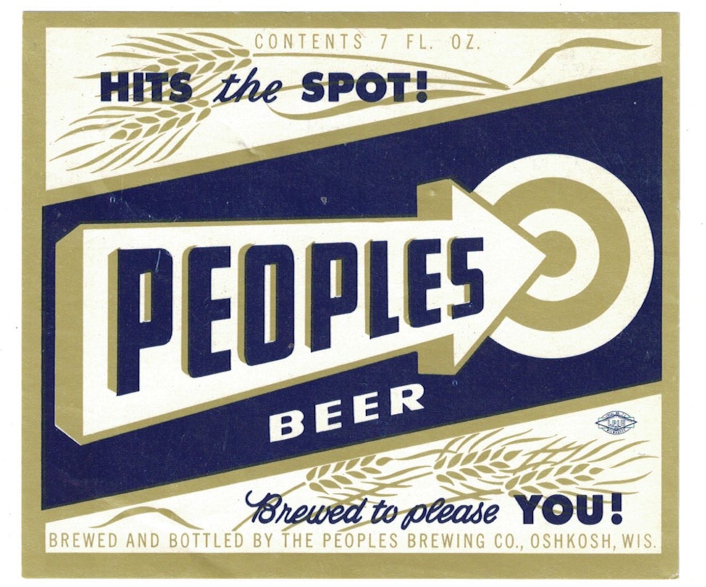 Peoples Beer Label