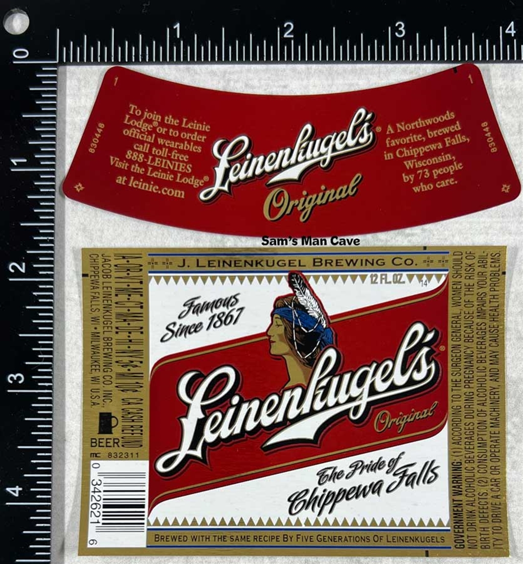 Leinenkugel's Beer Label with neck