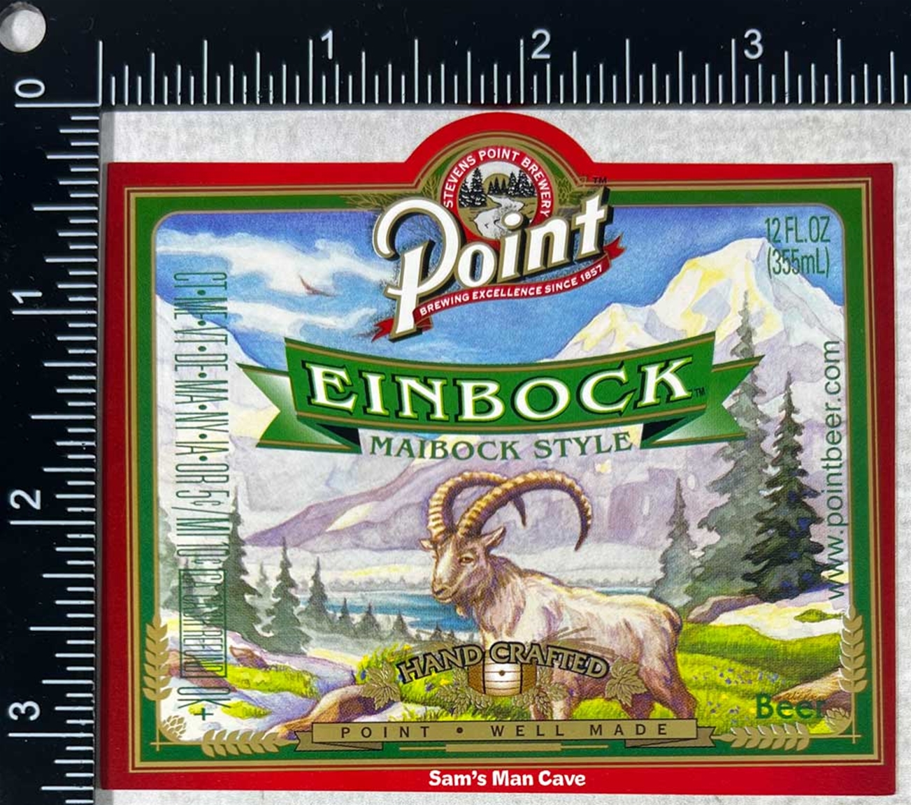Point Einbock Beer Label