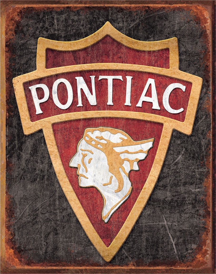 Pontiac Tin Sign