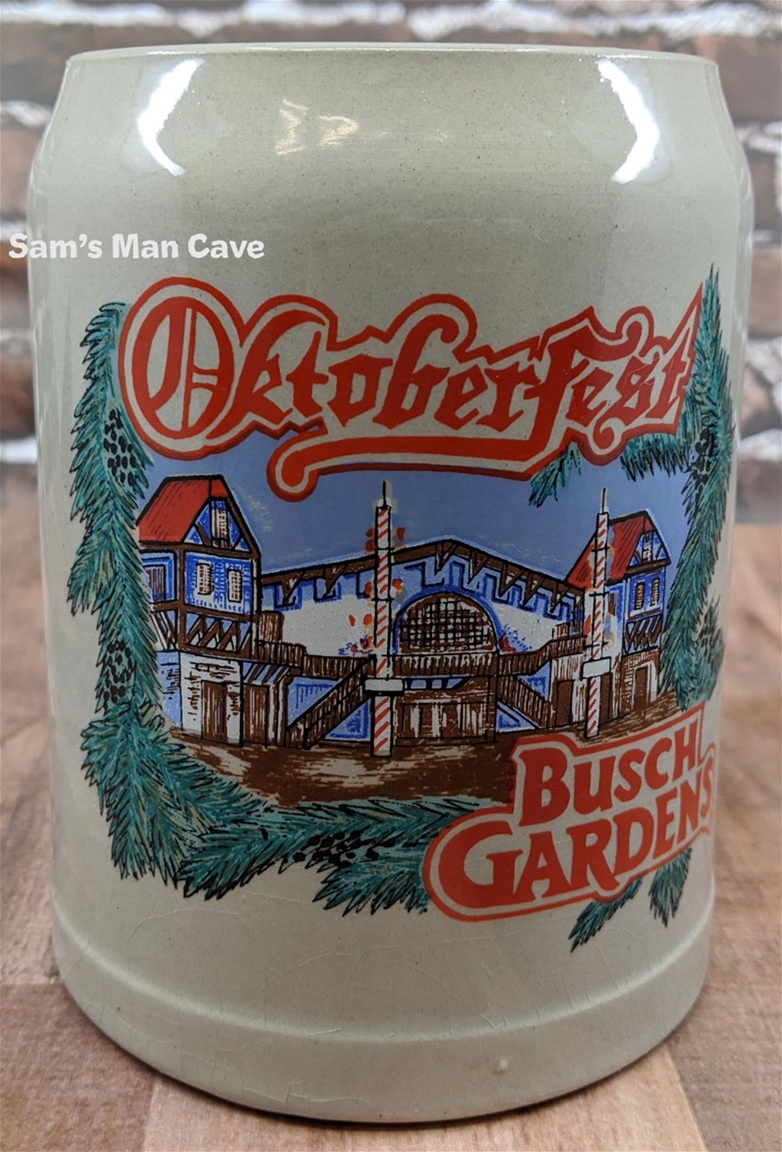 Budweiser Oktoberfest Busch Gardens Beer Mug
