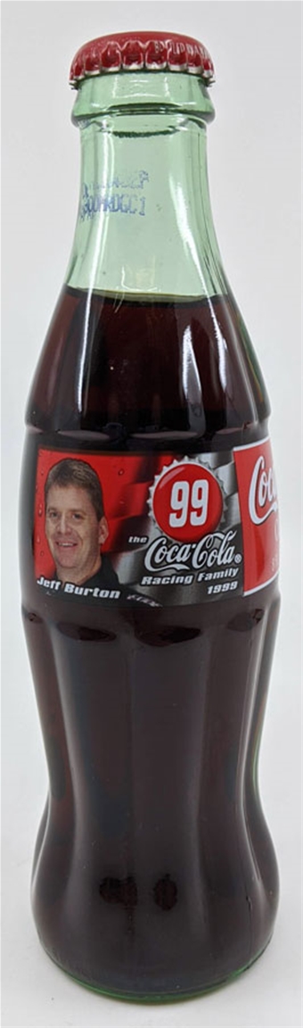 Coca-Cola Jeff Burton 8 oz Bottle