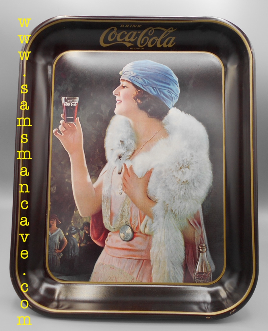 Coca Cola Flapper 1925 Advertisement Tray