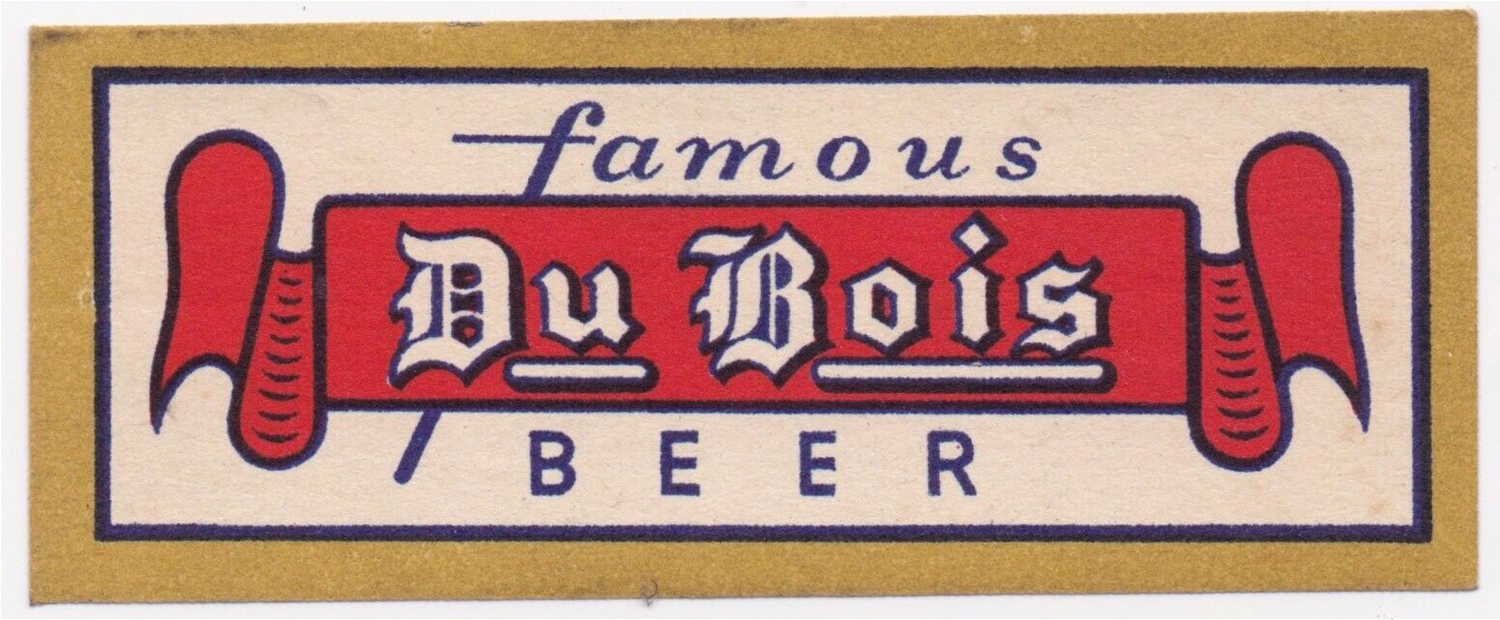 Du Bois Famous Beer Neck Label