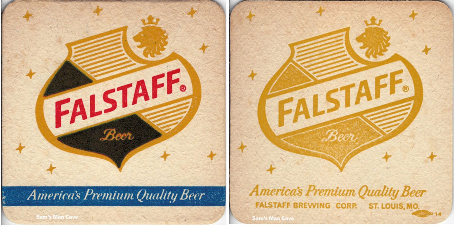 Falstaff Beer Coaster