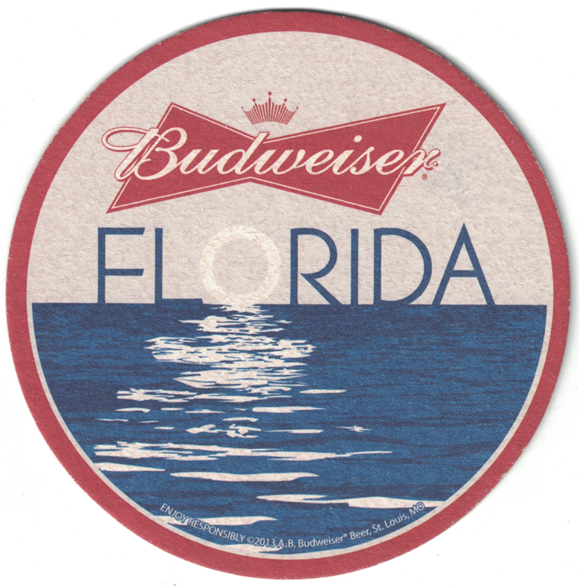 Budweiser Bud Light Florida Coaster