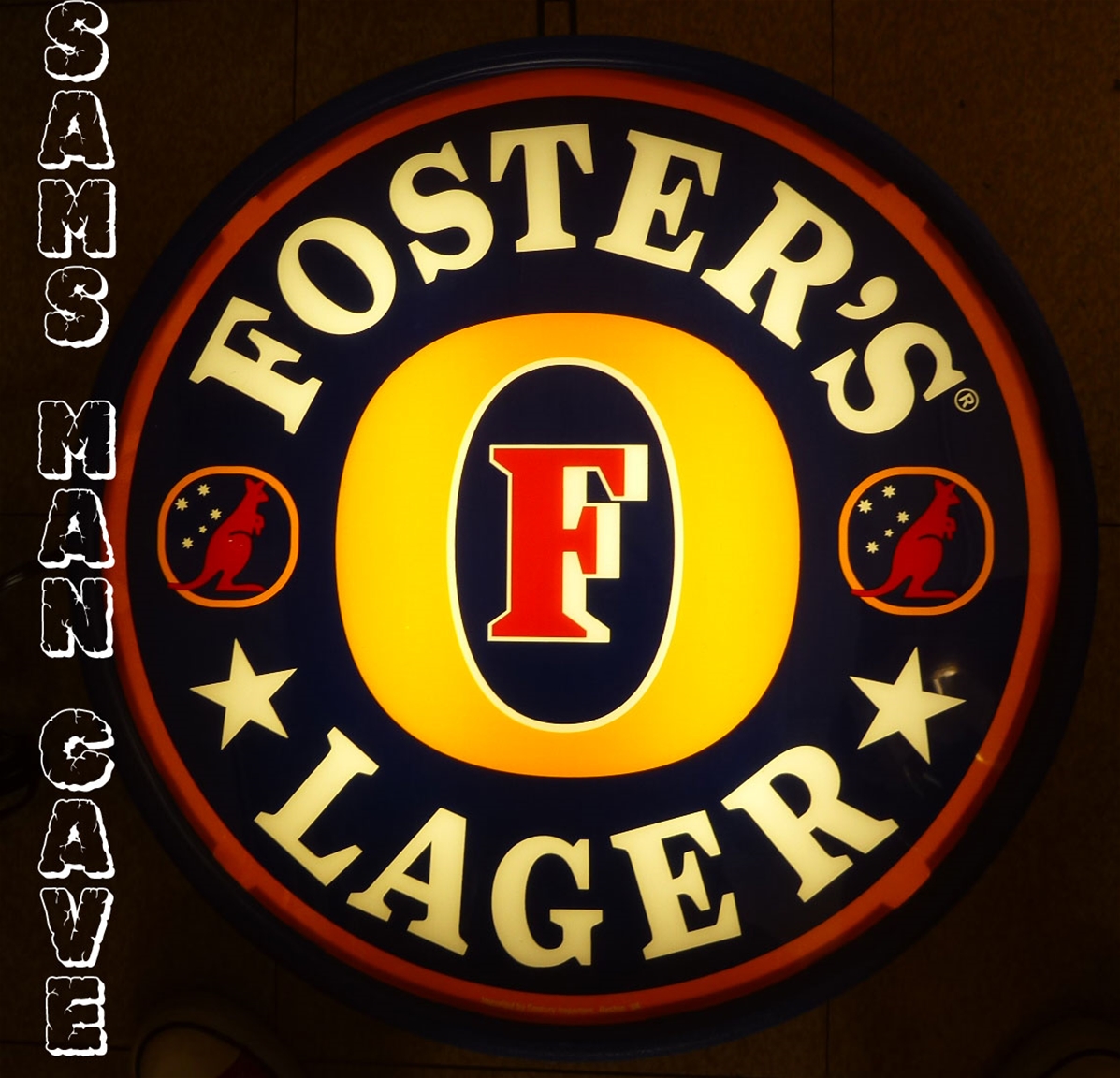 Foster's Lager Double Sided Pub Light