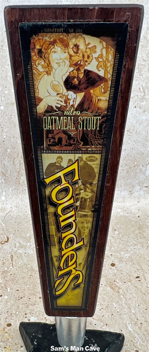 Founders Oatmeal Stout Tap Handle