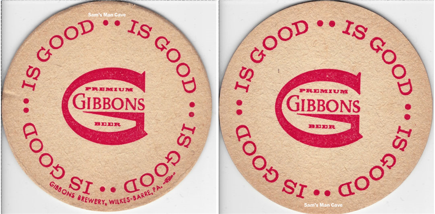 Gibbons is Good Beer Coaster