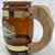 Grain Belt Glass Mug angled handle view