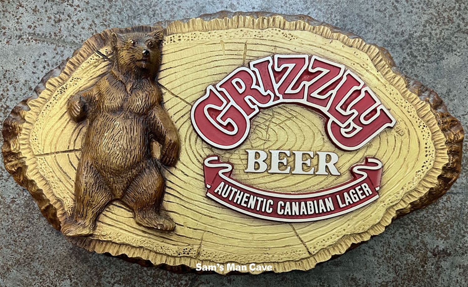 Grizzly Beer Sign