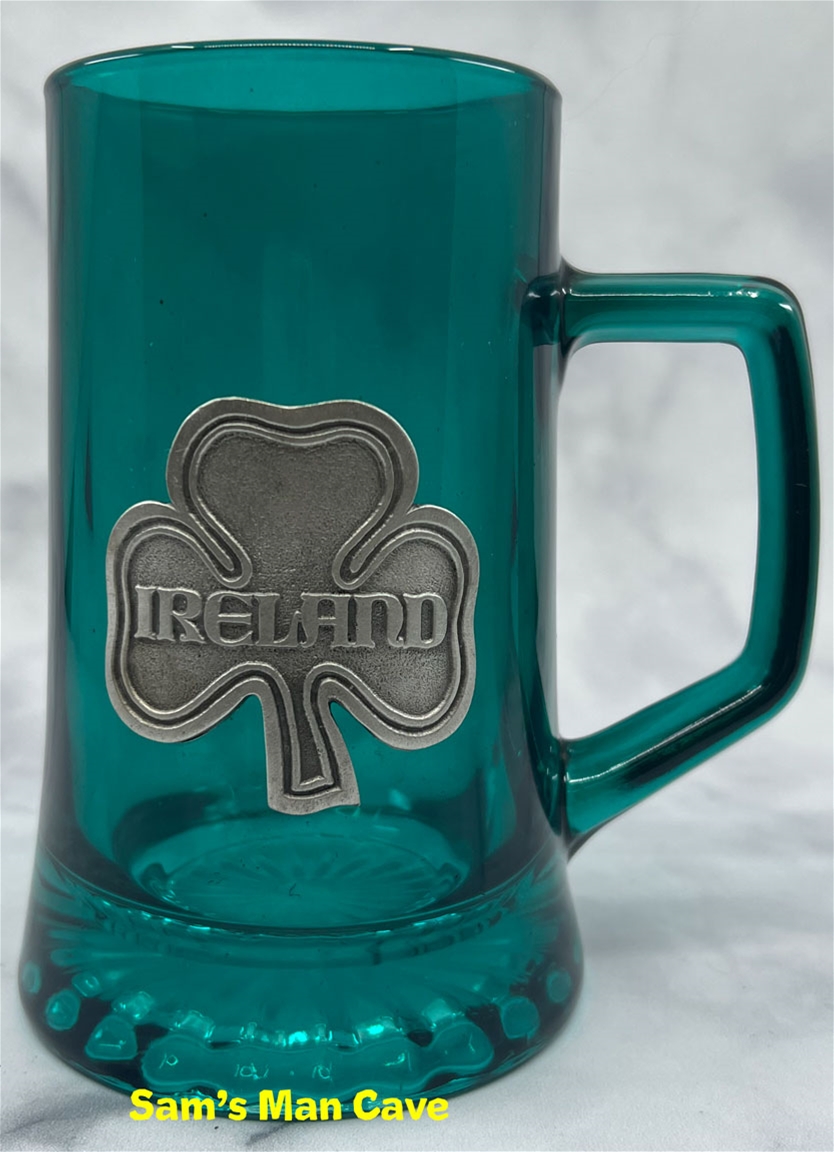 Ireland Green Glass Mug