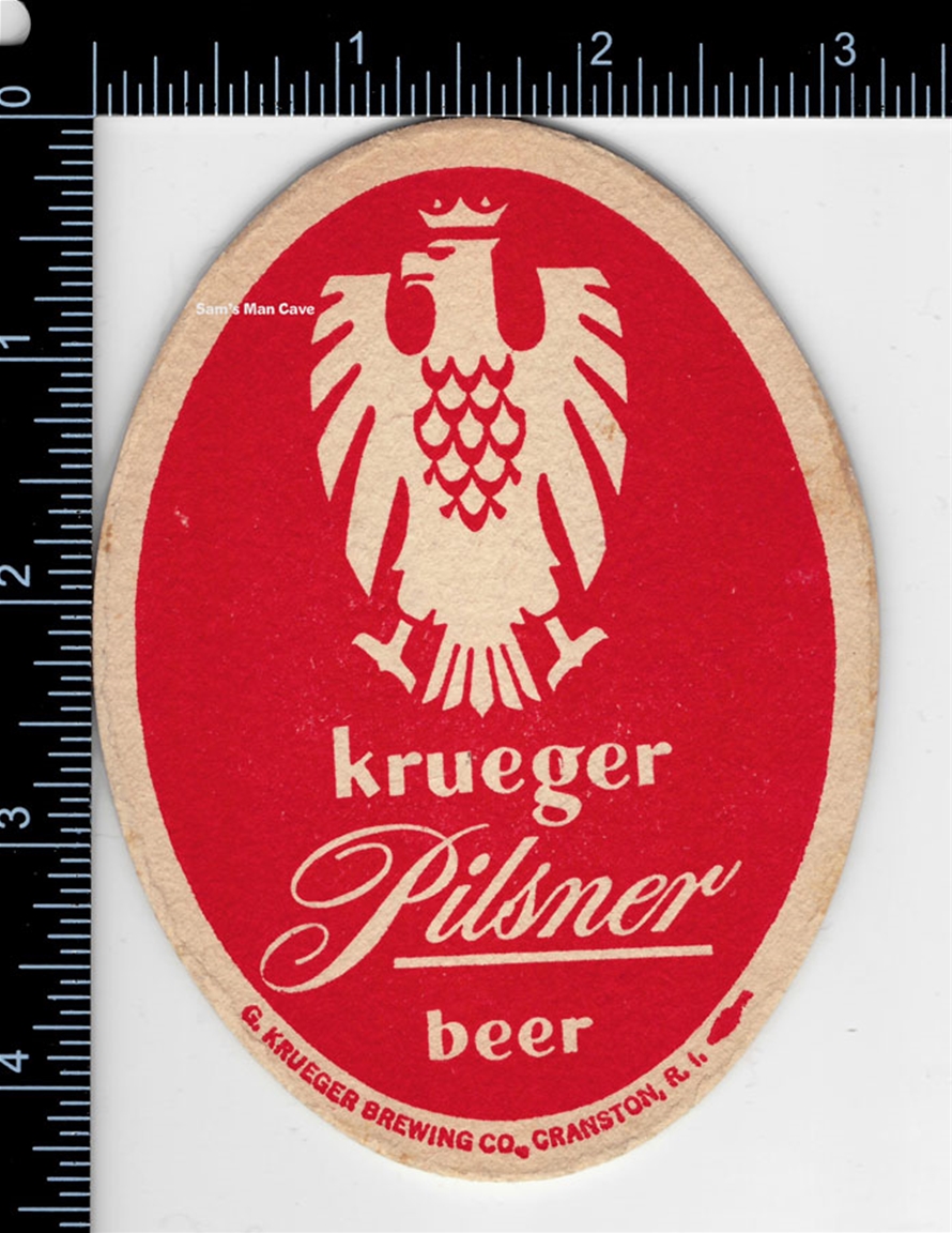 Krueger Pilsner Beer Coaster