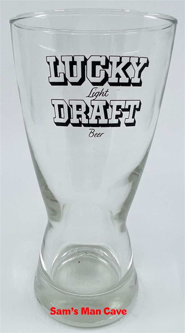 Lucky Light Draft Beer Glass