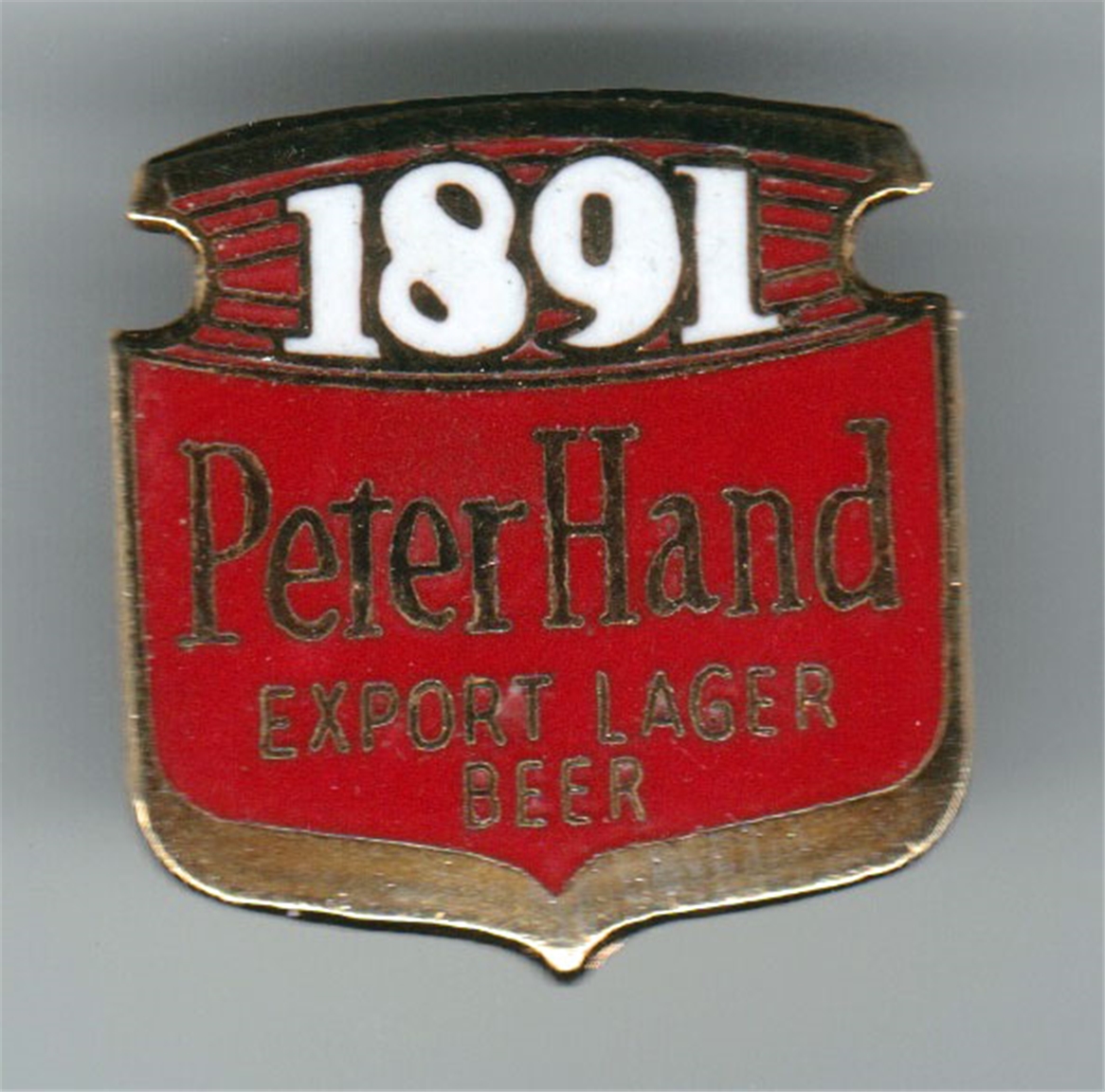 Peter Hand Export Lager Beer Pin