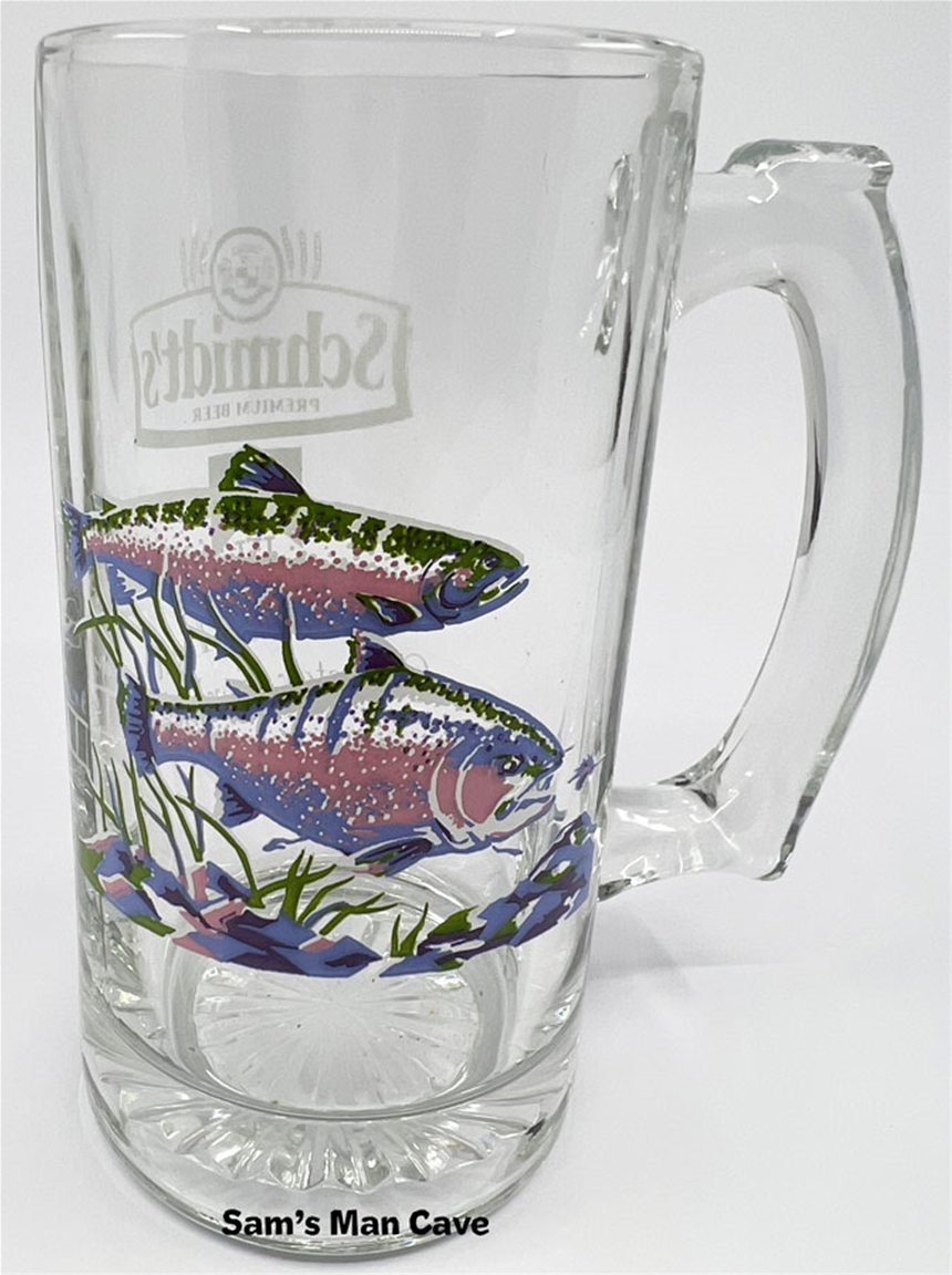 Schmidt's Rainbow Trout Glass Mug