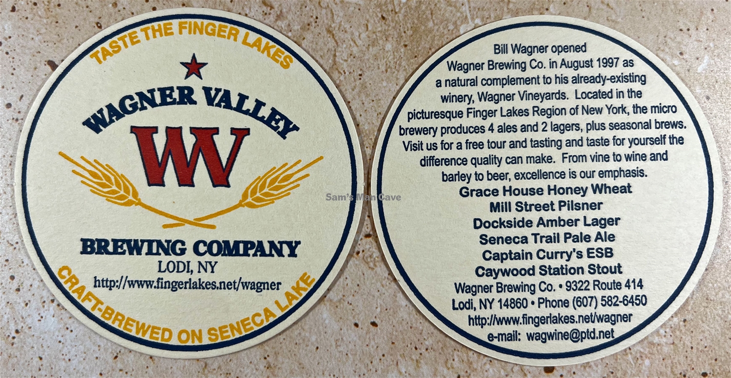 Wagner Valley Brewing Company Coaster