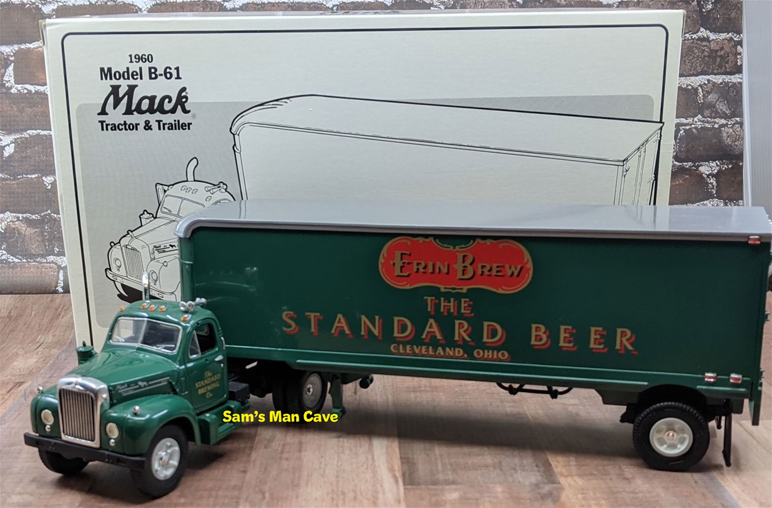 Erin Brew 1960 Model B-61 Mack Tractor Trailer