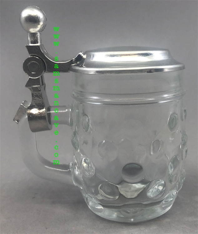 Dimple Glass Mini Beer Stein