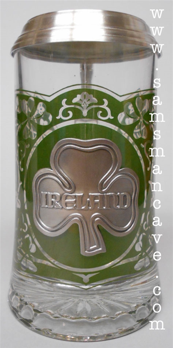 Glass Heritage Series Ireland Beer Stein
