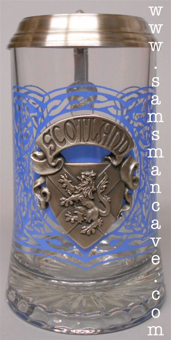 Glass Heritage Series Scotland Beer Stein