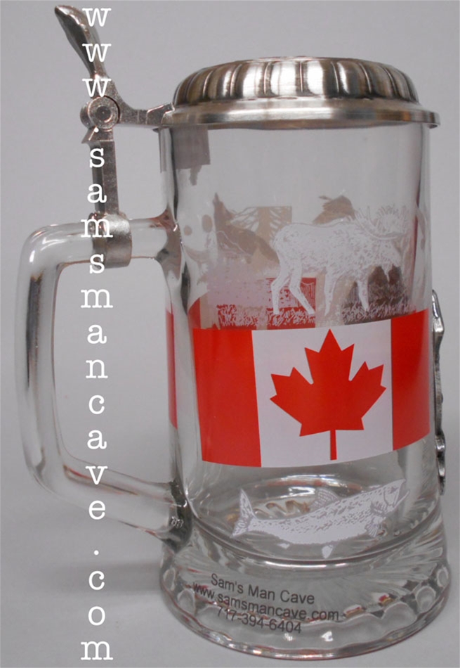 Glass Heritage Series Canada Beer Stein