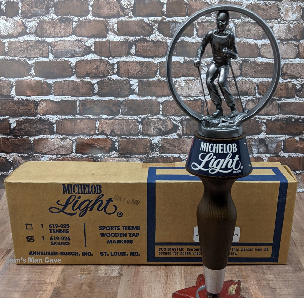Michelob Light Skier Tap Handle