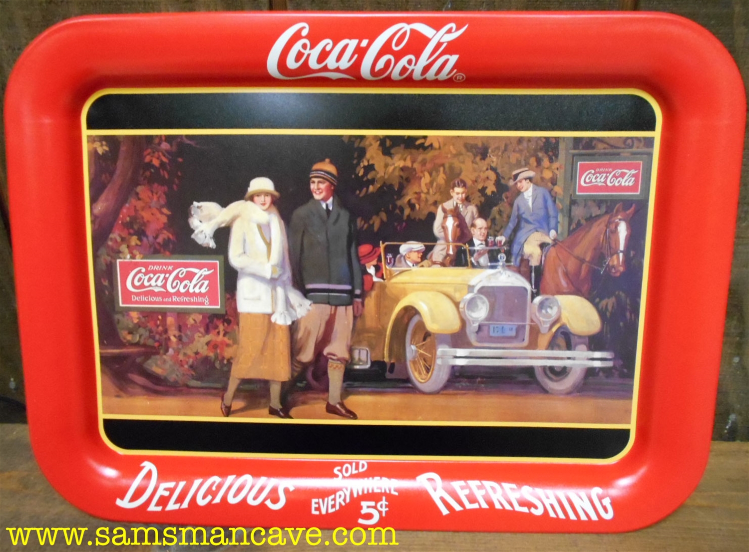 Coca Cola Touring Car Tray