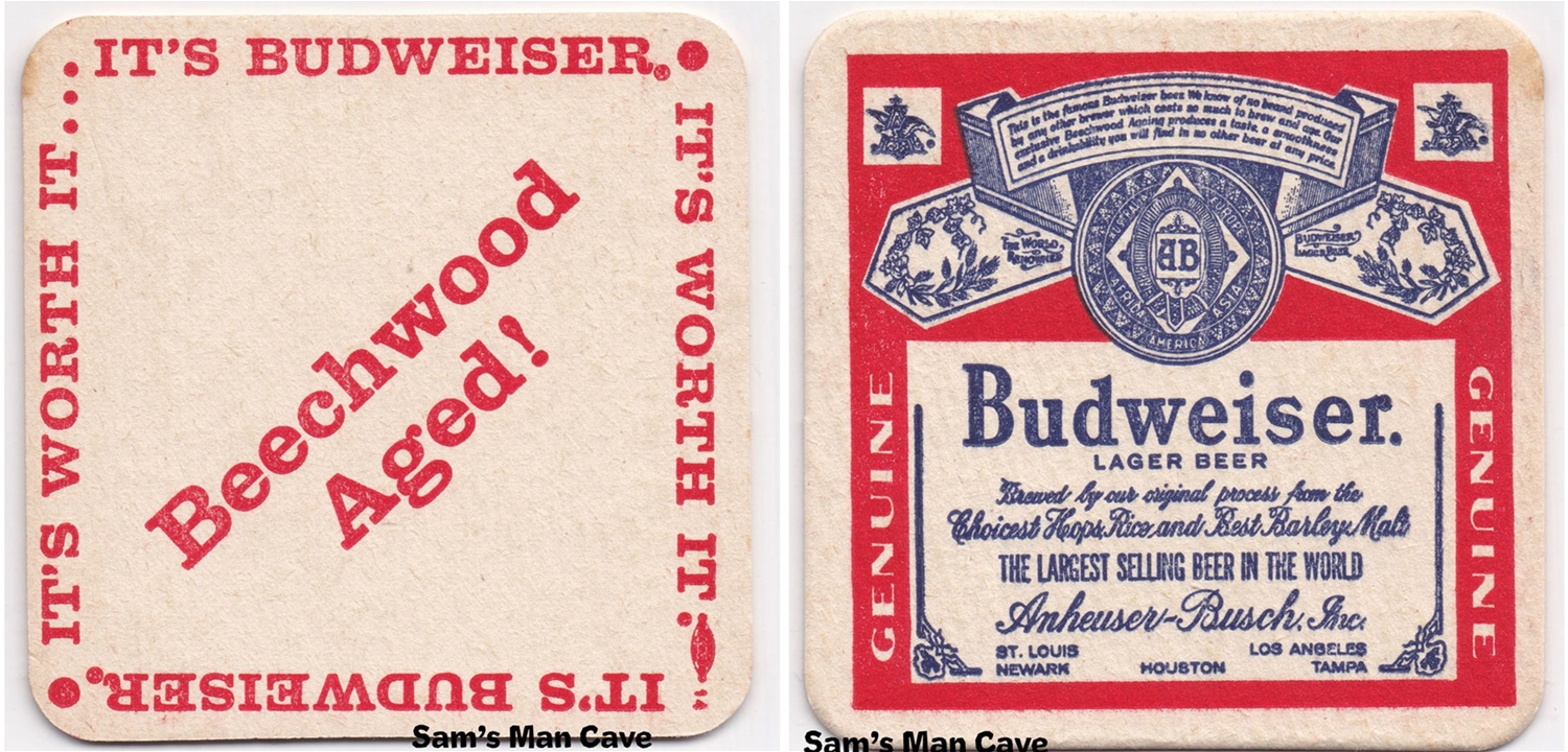 Budweiser Beechwood Aged Beer Coaster
