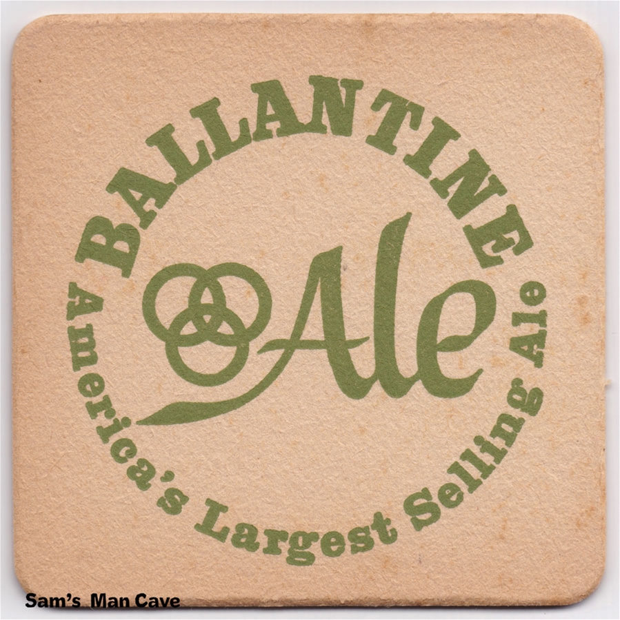 Ballantine Premium Lager Ale Beer Coaster