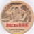 Beck's Bier Mount Vesuvius Beer Coaster front of coaster