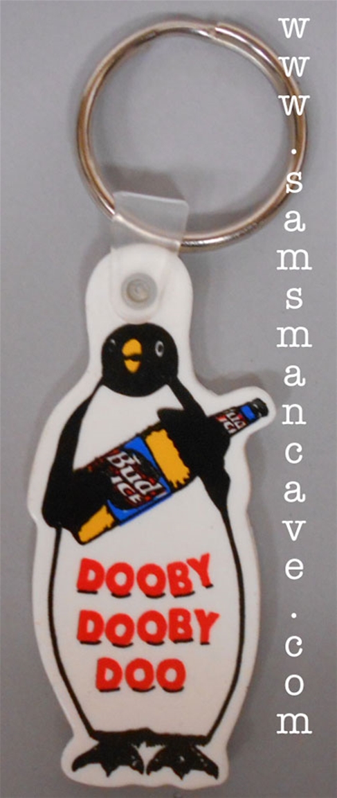 Bud Ice Penguin Keychain