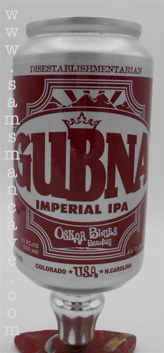 Oskar Blues Gubna Imperial IPA Tap Handle
