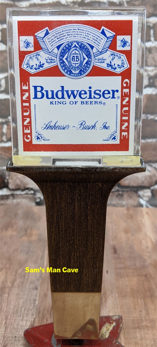 Budweiser Label Tap Handle