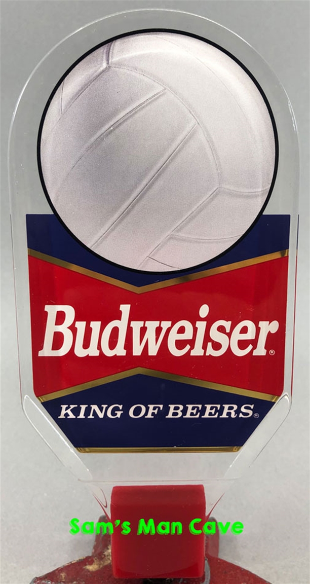 Budweiser Volleyball Tap Handle