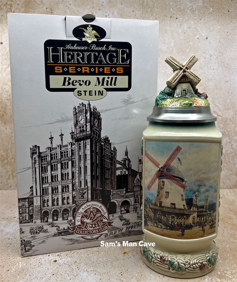 1998 Bevo Mill Stein with gift box