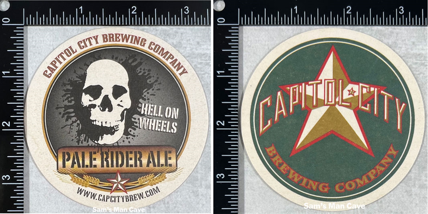 Capitol City Brewing Pale Rider Ale Coaster