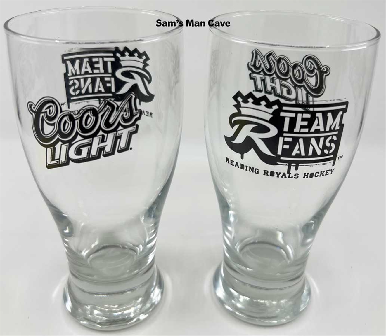 Coors Light Reading Royals Glass Set