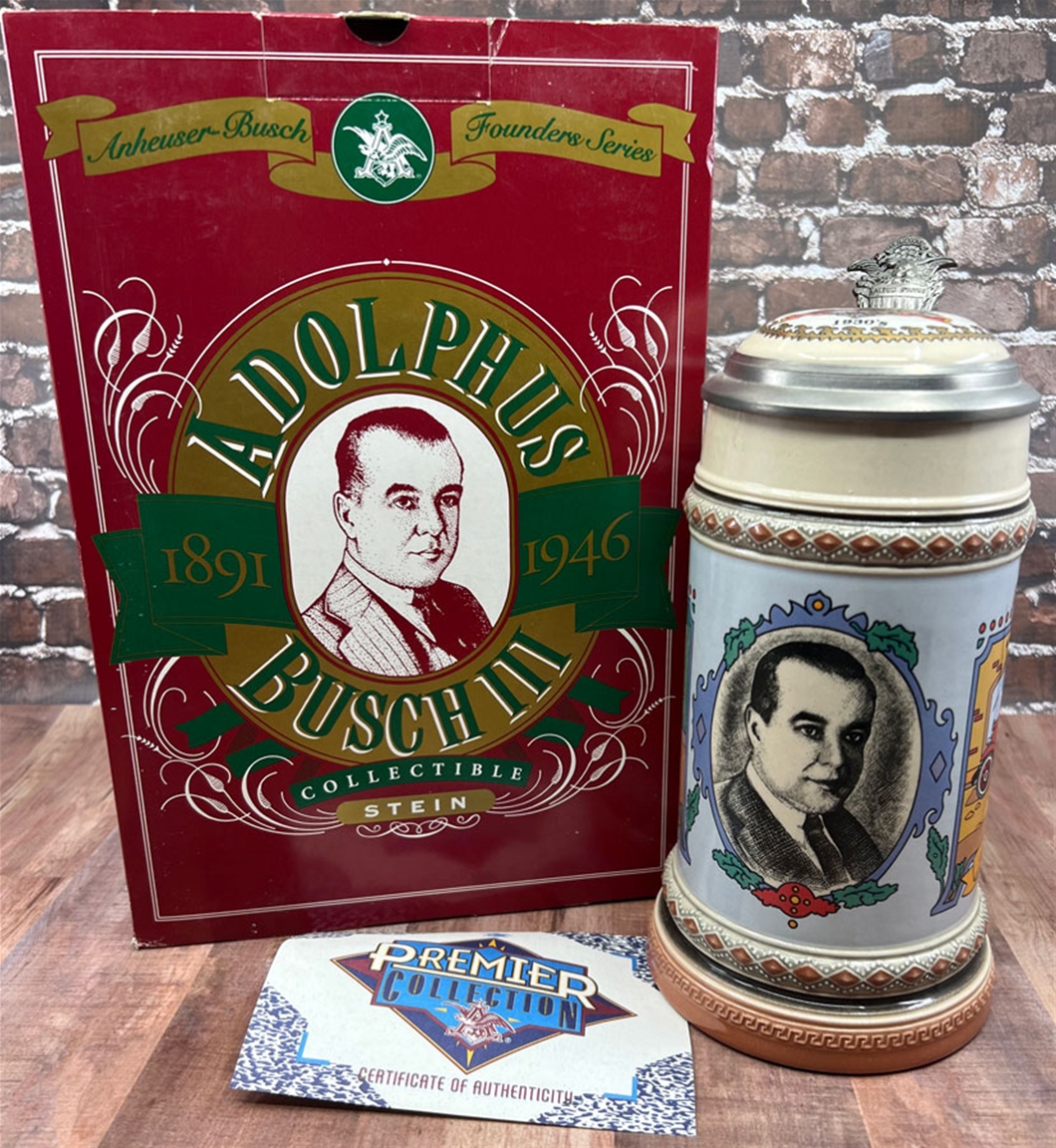 Anheuser-Busch Founder Series III Adolphus Busch III Stein