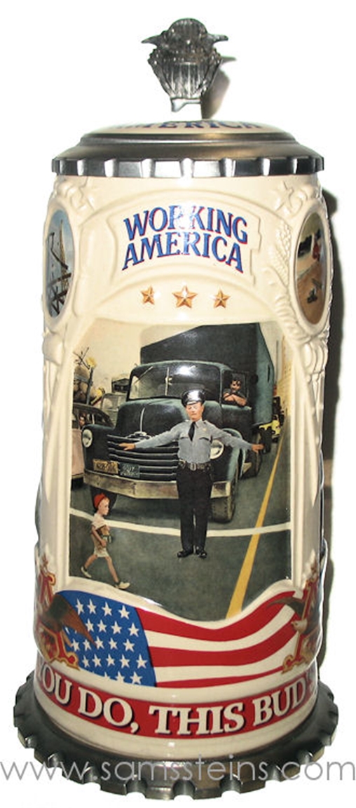 Budweiser Working America Series American Worker III Stein