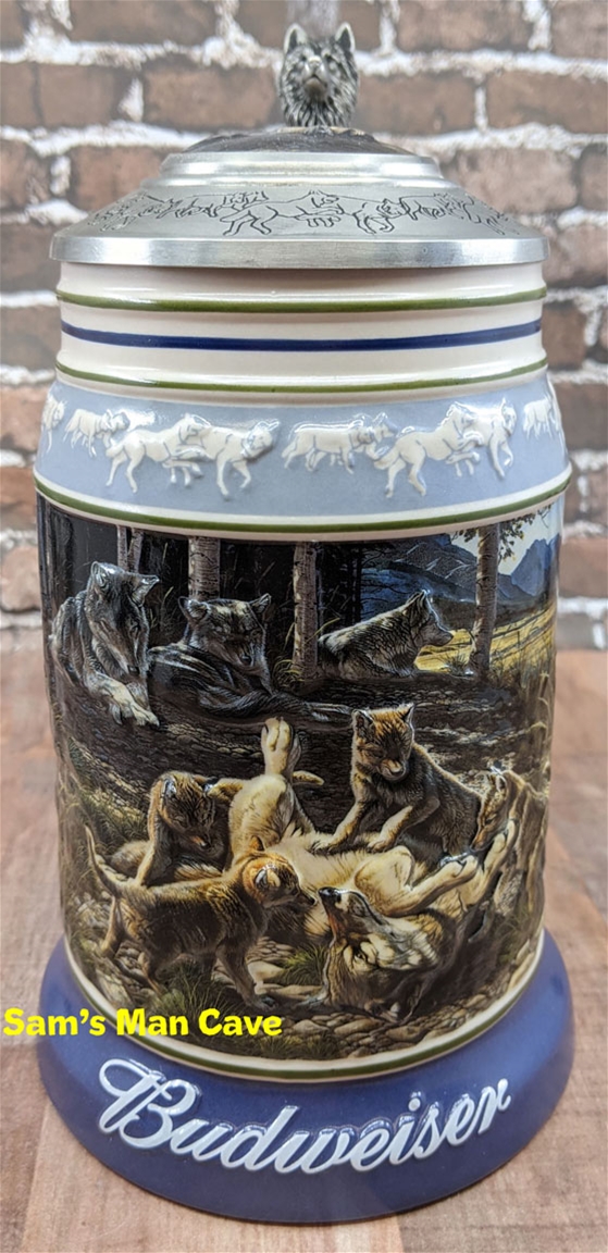 Budweiser Wolf Pack Series Generations Beer Stein