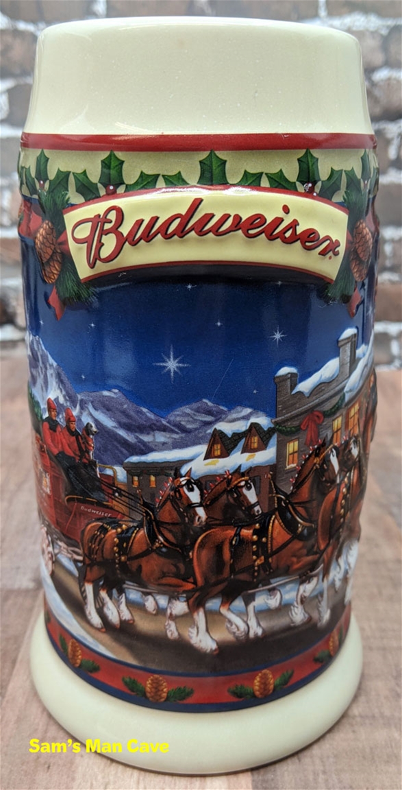 2003 Budweiser Holiday Old Towne Holiday Mug
