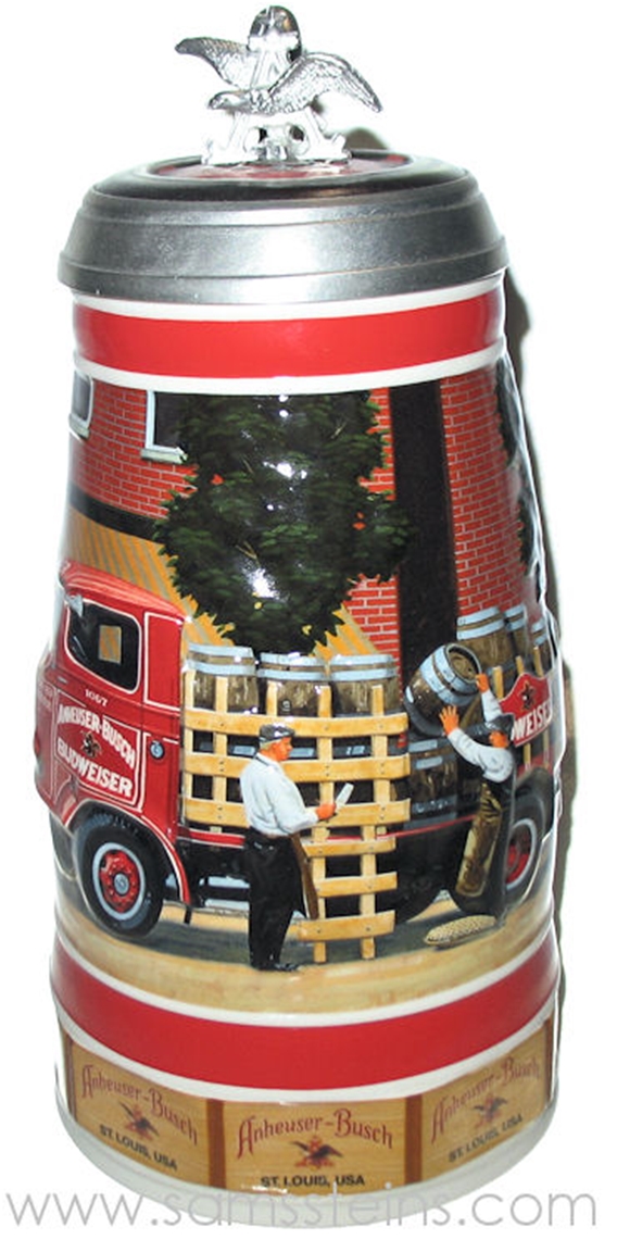 Budweiser 1934 Flatbed Stake Truck Stein