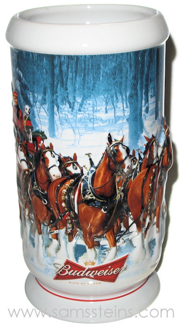 2007 Budweiser Holiday Winters Calm Mug