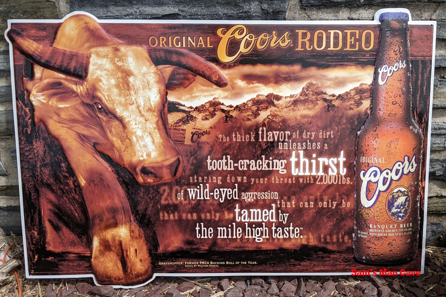 Coors Banquet Rodeo Grasshopper Tin